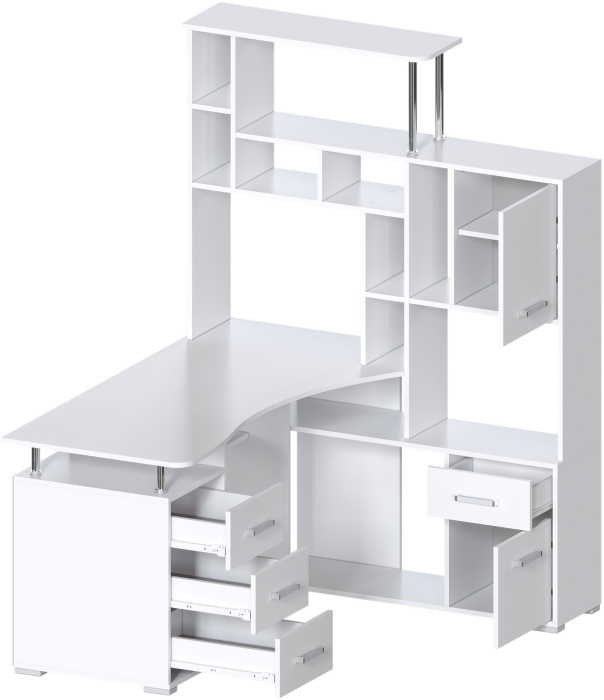 Угловые компьютерные столы, Компьютерный стол Джаз-15 правый