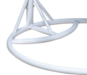 Подвесное кресло Leset Гаити, каркас Белый, подушка Бирюза яркая