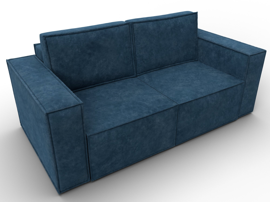 Диваны кровати со спальным местом, Диван прямой Куба мини, велюр BRUT