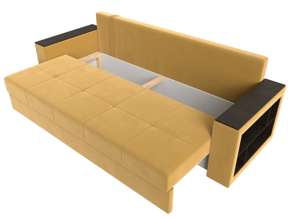 Диваны кровати со спальным местом, Диван прямой Дубай Лайт, микровельвет