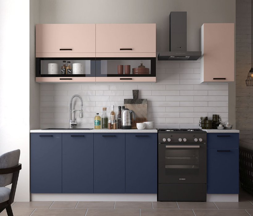 Кухня, Кухня МДФ Техно NEW 2000 Комплектация №2