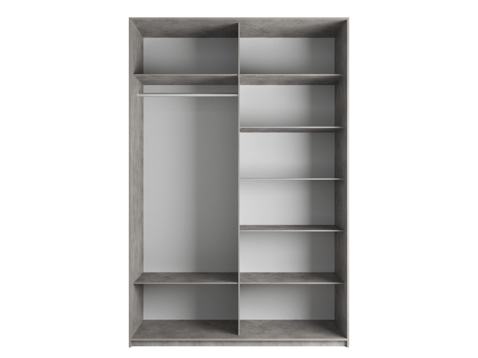 Шкафы-купе 2-х дверные, Шкаф-купе Эста 2-х дверный (8 Стекол Лабиринт бронза) 2400х2000х660