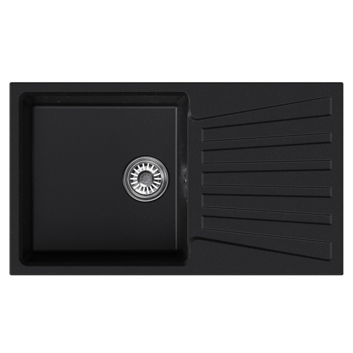 Кухонные мойки, Мойка ML-GM20 с крылом, 830*480*190мм NEW*