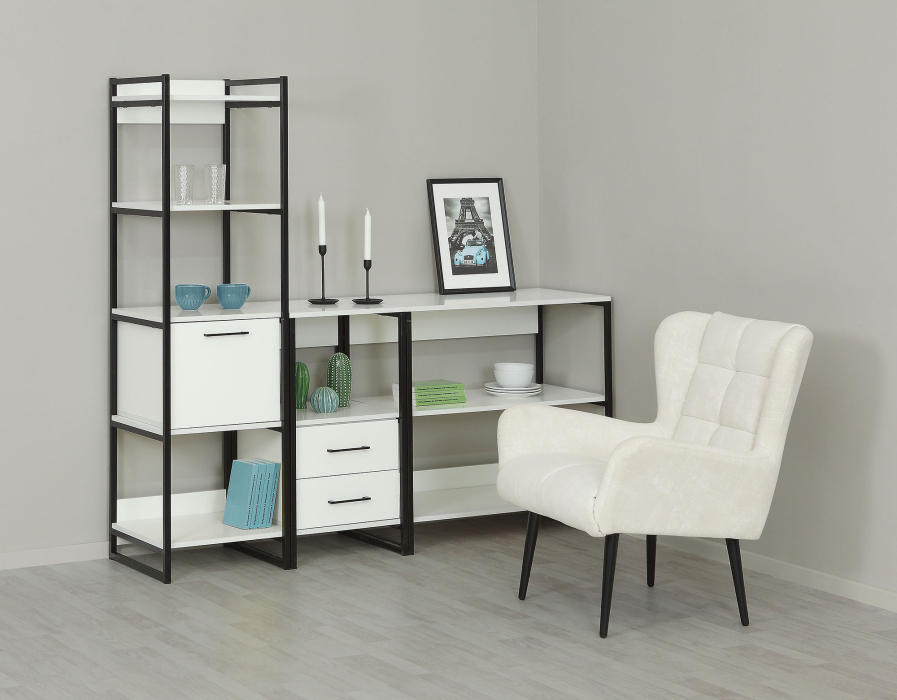 Открытые, Стеллаж металлический  №3  450х440х1600