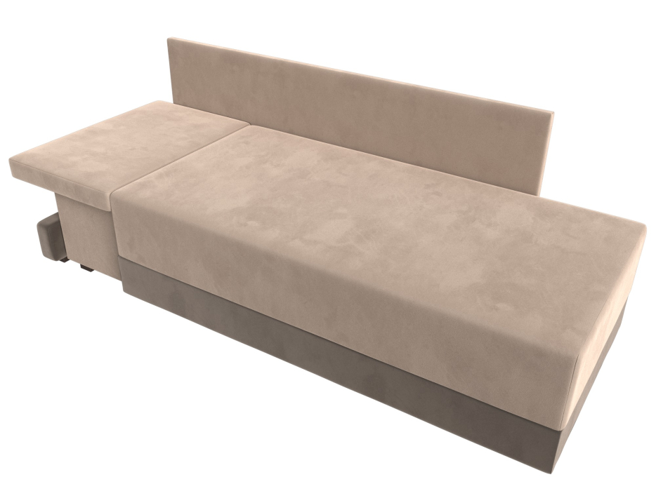 Кушетка диван, Кушетка Никас левая, велюр