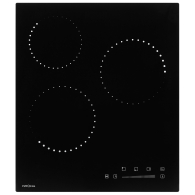 Встраиваемые варочные панели, Электрическая варочная поверхность KRONA CORTO 45 BL  (независимая)