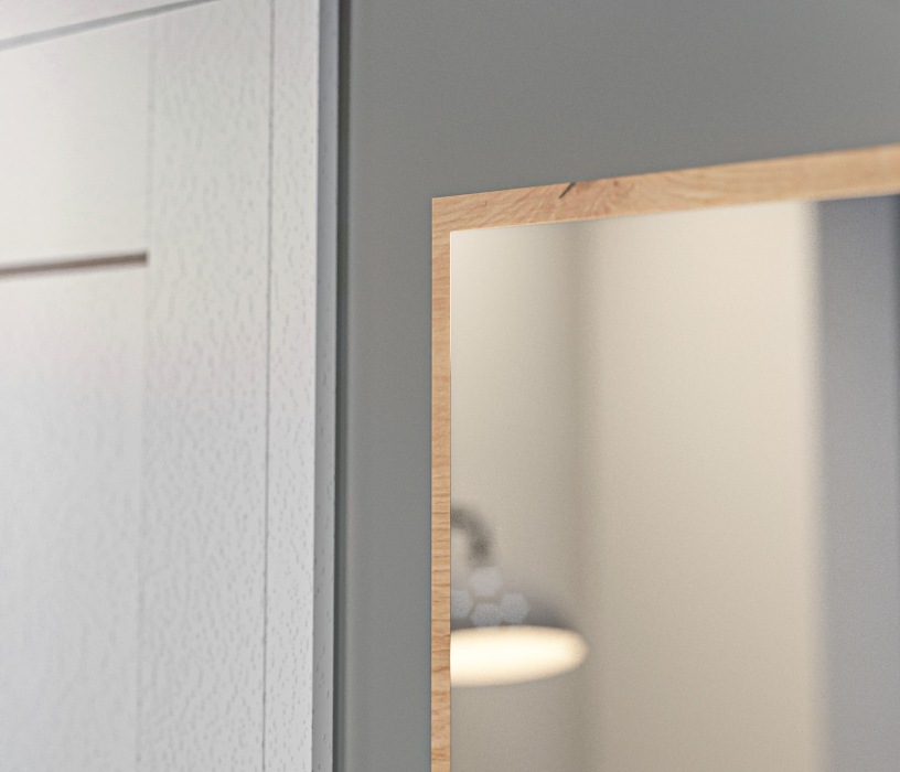 Зеркала в спальню, Зеркало Сидней СБ-2582 Дуб дикий