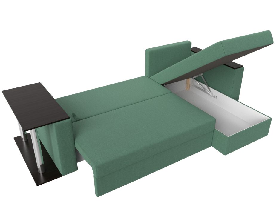 Диваны угловые в гостиную, Угловой диван Атланта правый угол, рогожка Амур