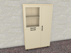 Шкафы распашные, Модульная система Грейс Шкаф ШК-5083  Ясень Асахи