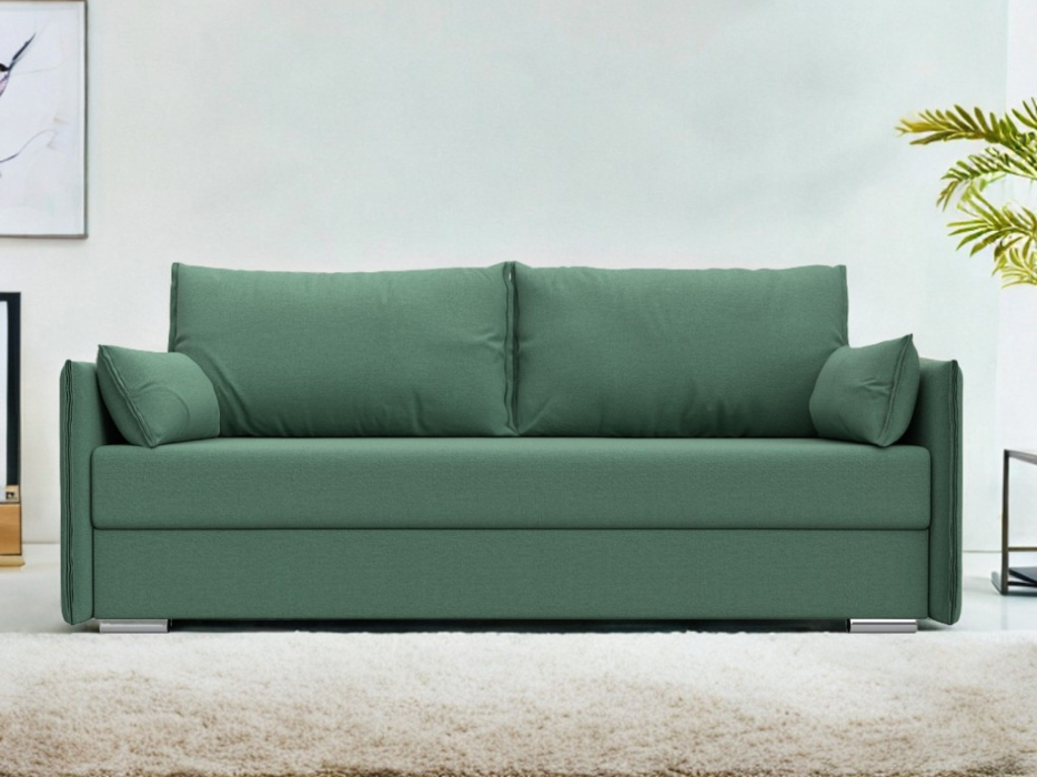 Диваны еврокнижки, Диван прямой Сайгон, рогожка Амур