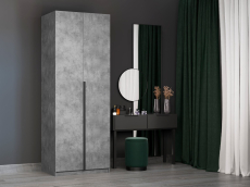 В спальню, Шкаф Локер 2-х дверный (Гармошка) + модуль