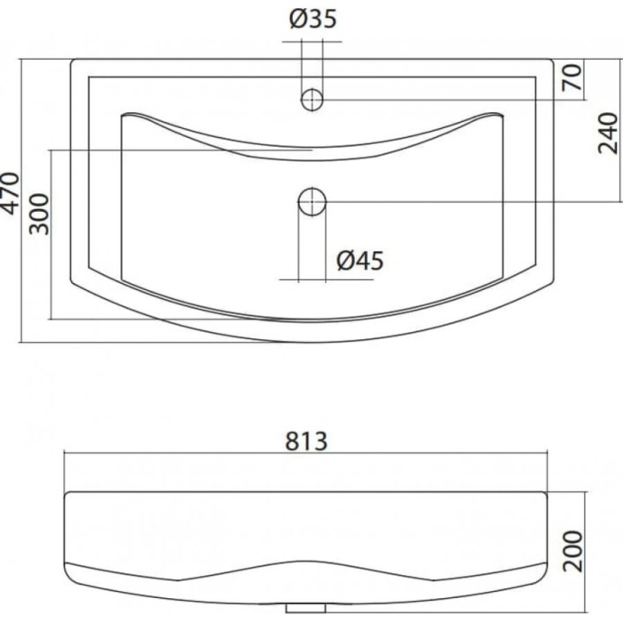 Тумбы с раковиной для ванны, Тумба с раковиной Francesca Avanti  Инфинити 80 белый (3 двери, ум. Балтика 80)