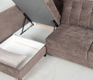 Угловой диван Арно, Велюр Лаки