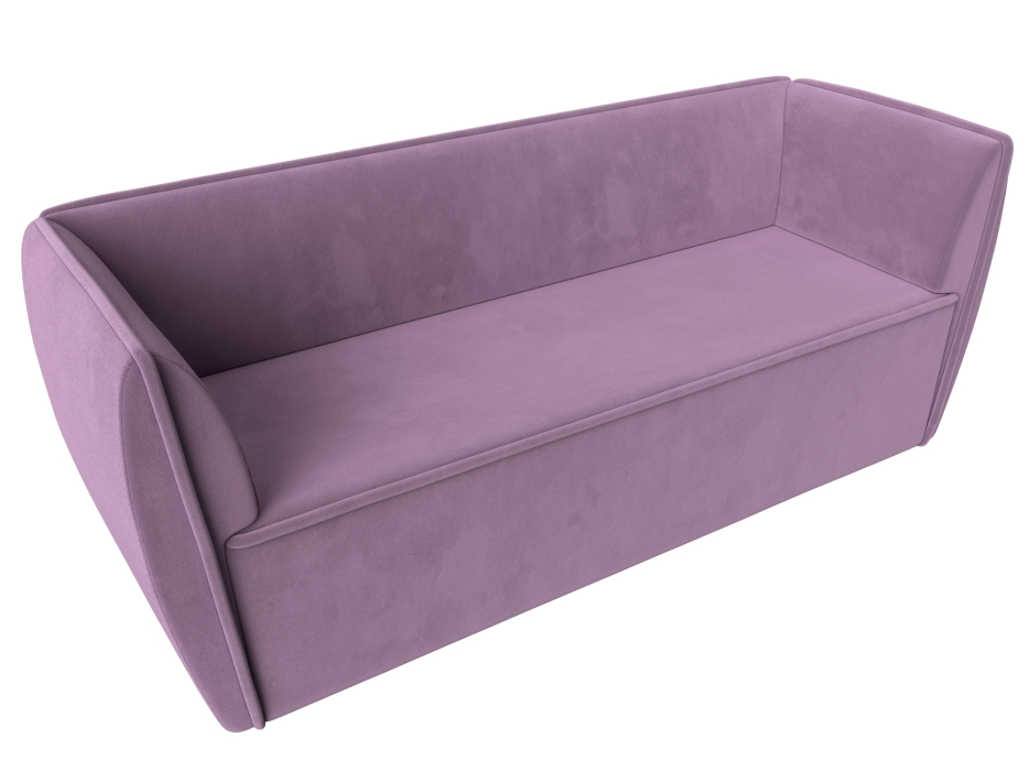 Дизайнерские диваны для гостиной, Прямой диван Бергамо 3-х местный, микровельвет