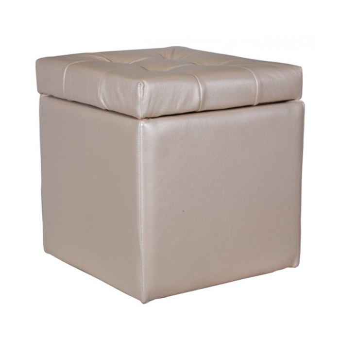 Банкетка в прихожую, Пуф Квадро с ящиком, иск. кожа 