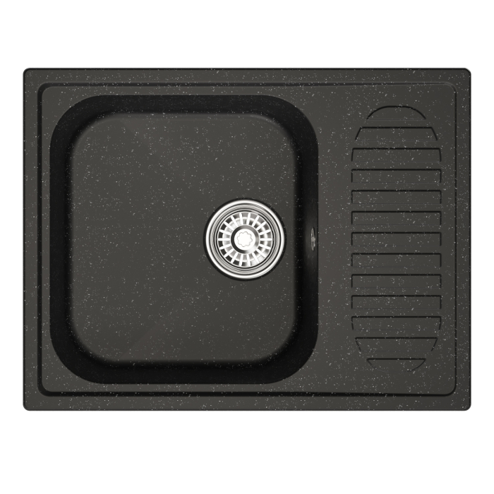 Кухонные мойки, Мойка ML-GM18 с крылом, 640*490*190мм NEW*