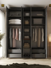 Шкаф распашной 5-ти дверный с антресолью София 2600х2000х520 мм