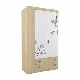 Шкаф трехдверный Киса ШК-3 