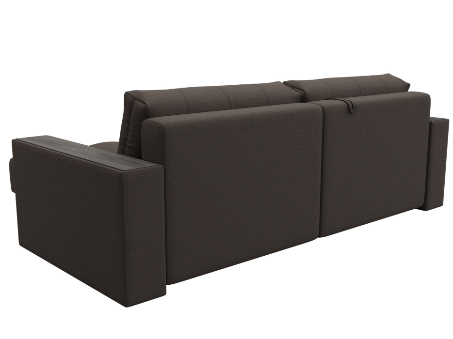 Дизайнерские диваны для гостиной, Диван угловой с декором Лига-049 НПБ, рогожка Амур