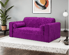 Диваны с ящиком для белья, Диван аккордеон Барон №5 НПБ 120х200 Микровелюр