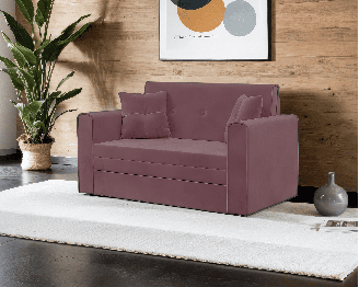 Диван прямой выкатной Санта (Велюр)