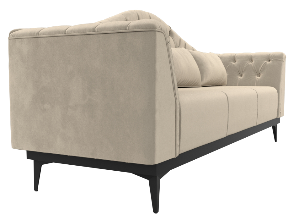 Дизайнерские диваны для гостиной, Прямой диван Флорида, Микровельвет