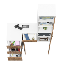 Пенал с нишей Лидер-8 с тумбами Лидер-8 МД 3.15 и 3.16.