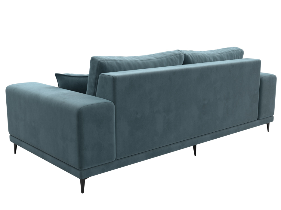 Диваны кровати со спальным местом, Прямой диван Льюес, велюр