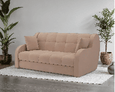 Диваны на металлокаркасе, Диван прямой аккордеон Барон (Велюр)