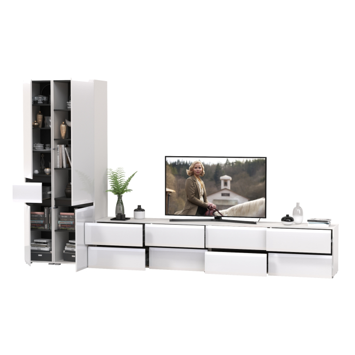 Стенки для гостиной, Мебель в гостиную модульная Сидней № 134