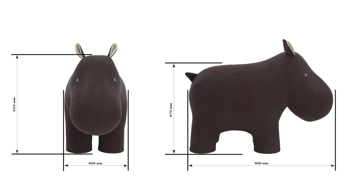 Пуфы, Пуф Leset Hippo