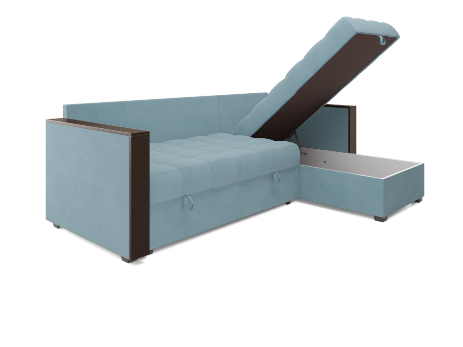 Диваны угловые в гостиную, Диван угловой Техас (Велюр)