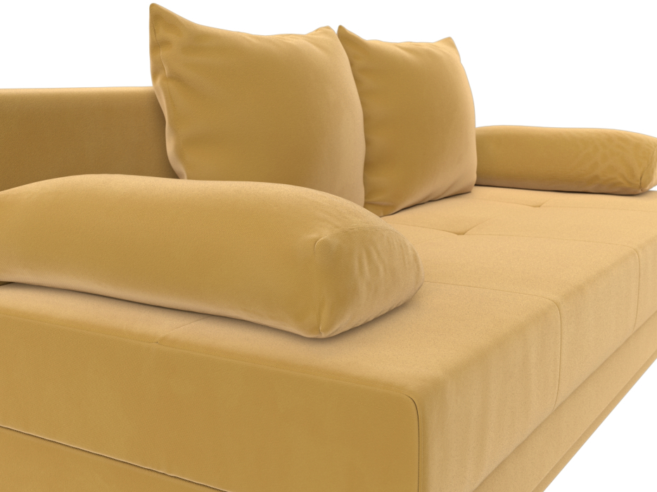 Диваны еврокнижки, Диван прямой Ник-2, микровельвет