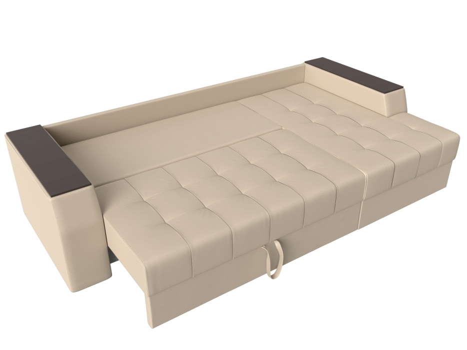 Диваны угловые в гостиную, Угловой диван Эмир БС правый угол, экокожа