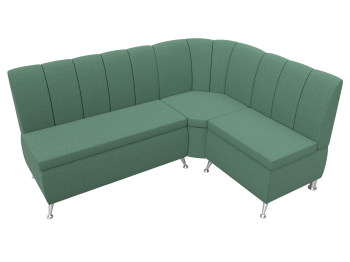 Диван кухонный угловой Кантри правый угол, рогожка Амур