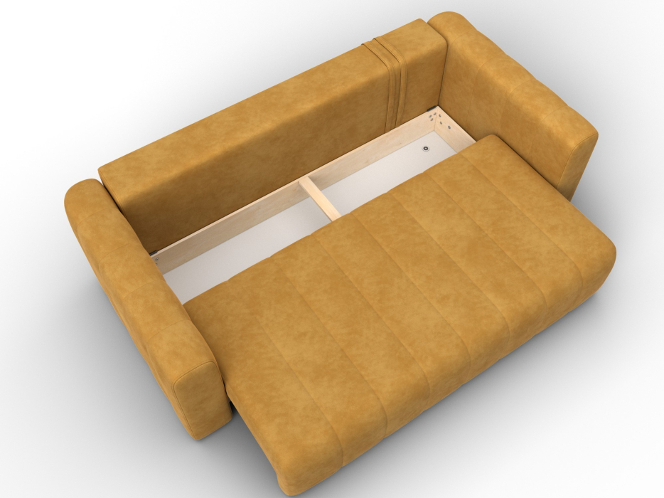 Диваны с ящиком для белья, Диван прямой Лига-062 НПБ, Велюр BRUT