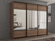 Шкафы-купе 3-х дверные, Шкаф-купе 3х дверный Кааппи 6 180х45