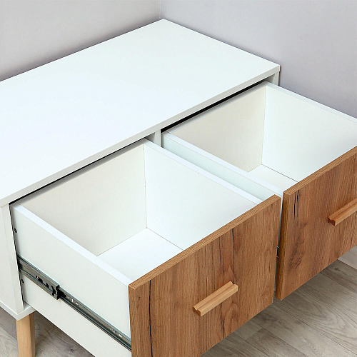 ТВ-тумбы, Тумба с двумя ящиками Скандик