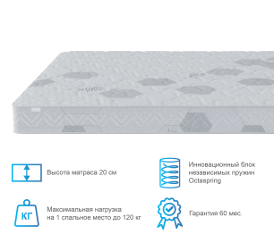 Столлайн / Матрас Сити-Альмерия 1400х2000