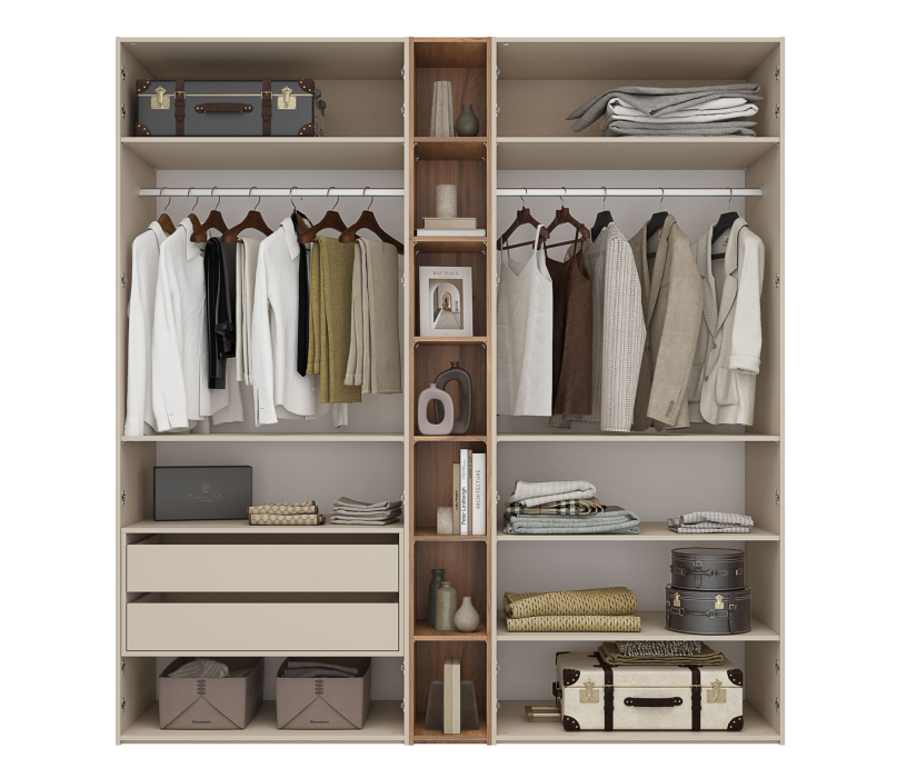 Шкафы распашные, Шкаф 4-х дверный  + 1  стеллаж Лаура Компл 2, 2254