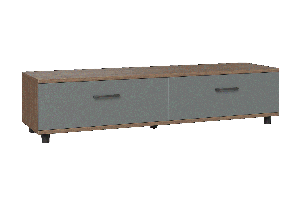 ТВ-тумбы, Модульная система Грейс Тумба ТБ-5072  Гикори Джексон Темный