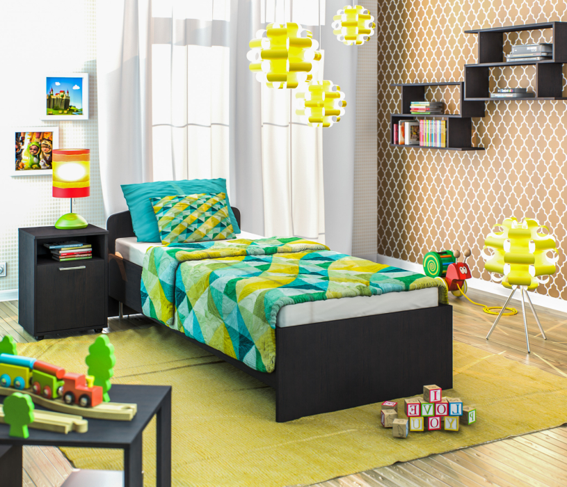 Односпальные, Терра (Лофт) СБ-2227 Кровать универсальная 800