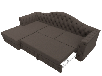 Диван угловой Артис левый угол, рогожка Амур