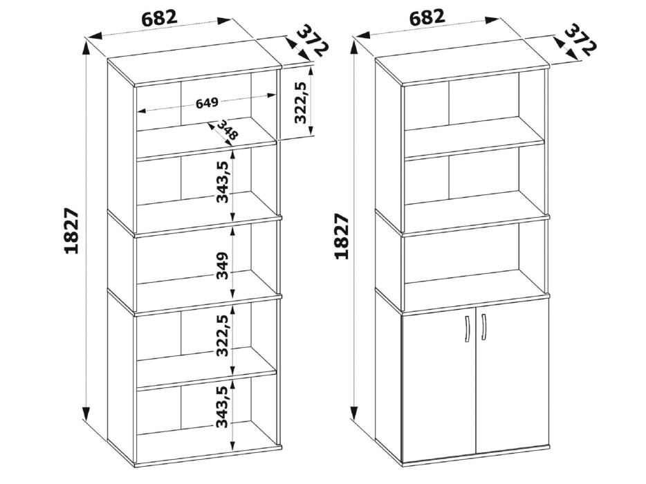 Стеллажи, Стеллаж ШУ-21