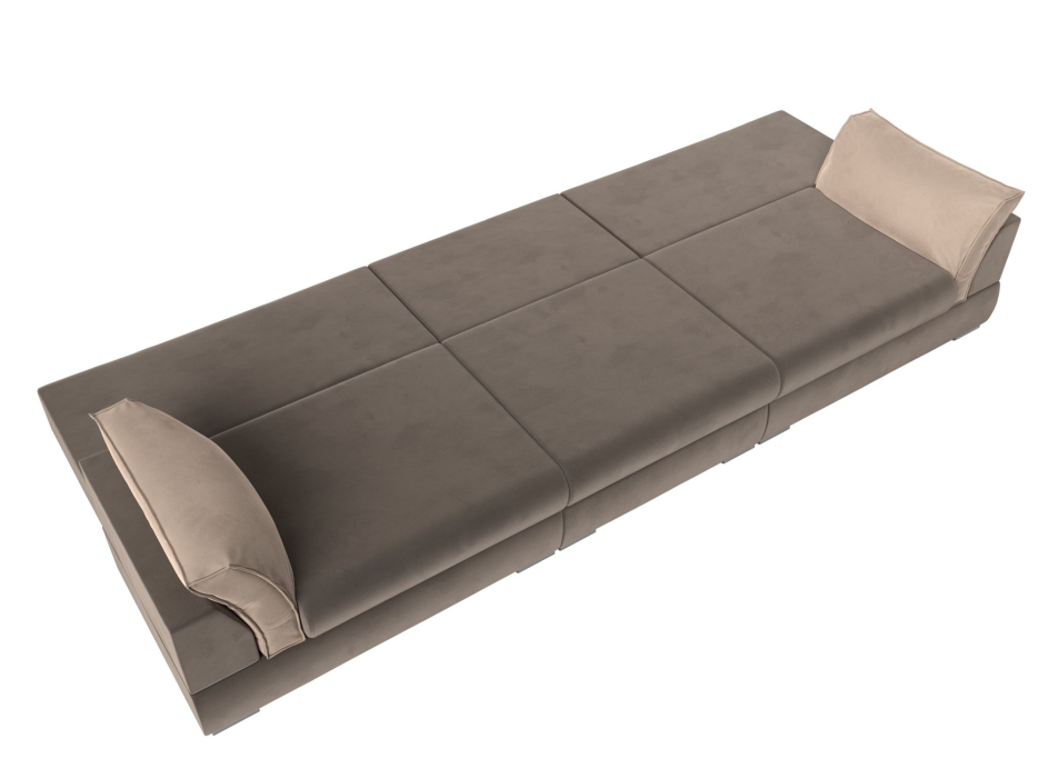 Диваны прямые кухонные, Прямой диван Пекин Long, велюр