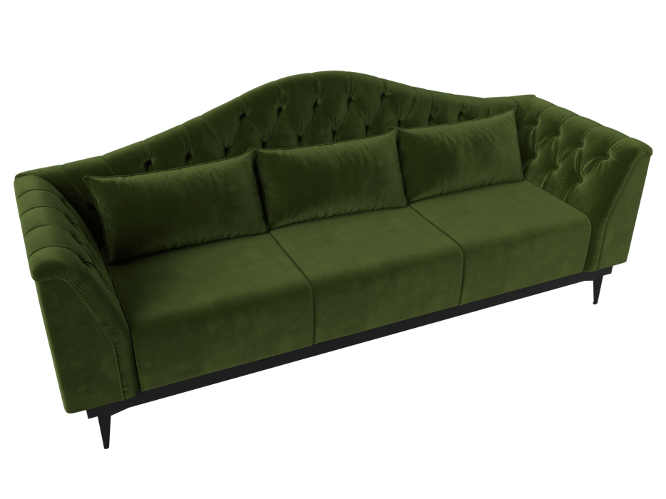 Дизайнерские диваны для гостиной, Прямой диван Флорида, Микровельвет