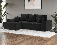 Диваны угловые в гостиную, Диван Каскад Левый угол (Велюр)