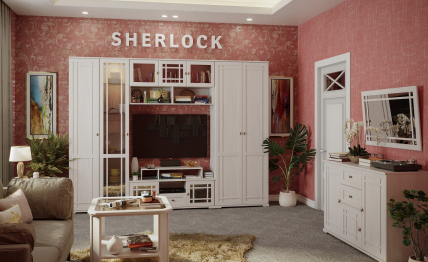 Шкаф двухдверный для одежды Sherlock 12