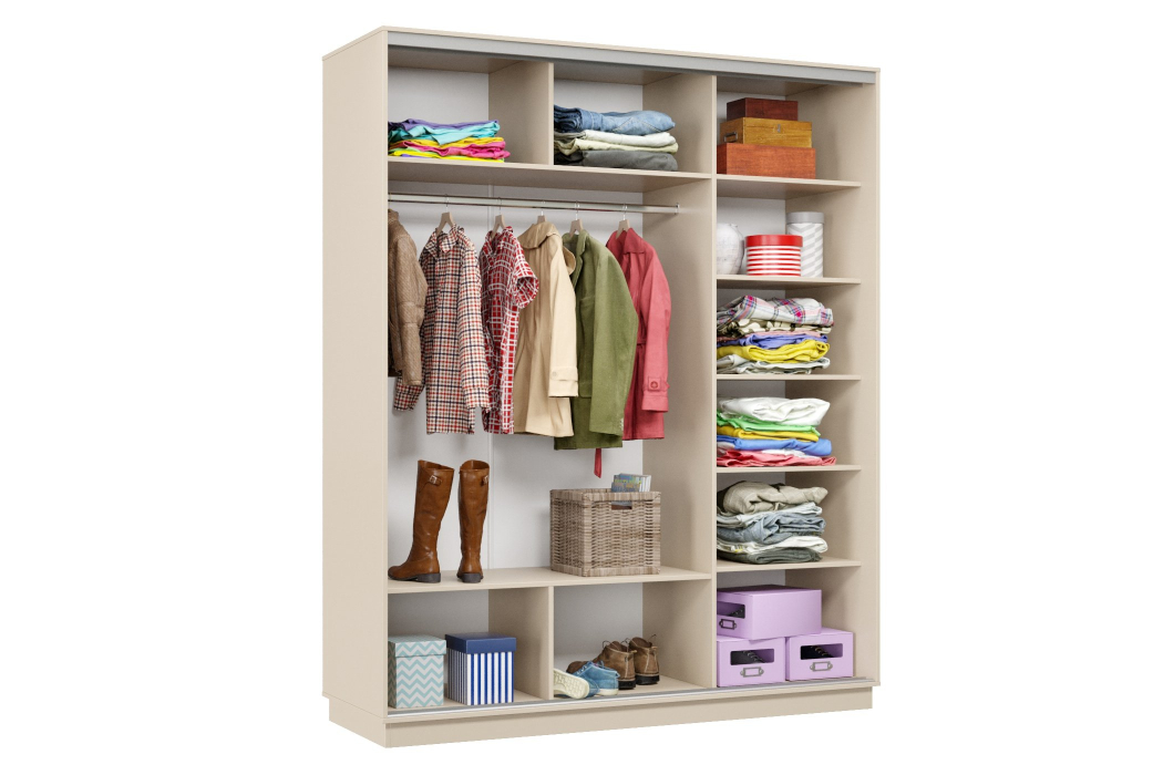 Шкафы-купе 3-х дверные, Шкаф-купе Премьер Лайт 24 (08;08;08) трехдверный