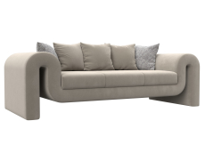 Диваны прямые кухонные, Диван прямой Волна, микровельвет